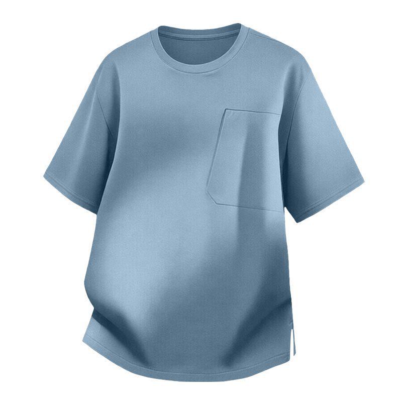 2026 Summer Men s Ice Silk Quick-Dry Sports Tee: Short Sleeve, Trendy, High-End, Round Neck M