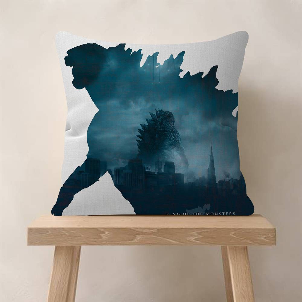 Pc GGodzillas Anime Cushion Cover Car Throw Pillow Case For Sofa Car Christmas Gift