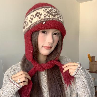 A Versatile Lei Feng Cap for Autumn and Winter Which Can Make Your Face Look Good Keep You Warm Protect Your Ears and Keep You Warm