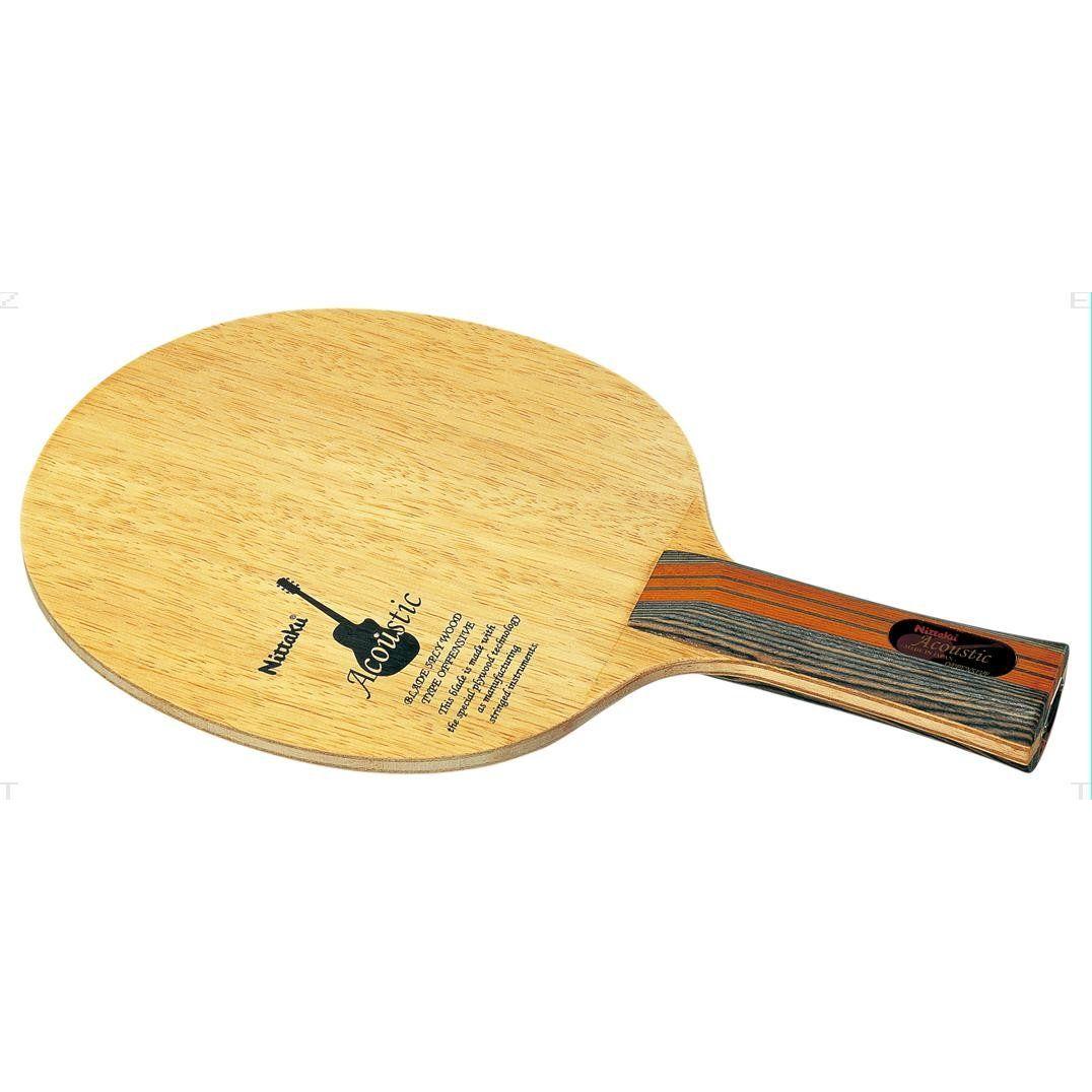Used New Nittaku Table Tennis Racket Acoustic Shakehand Attack 5 Pieces Plywood Flare NE-6760