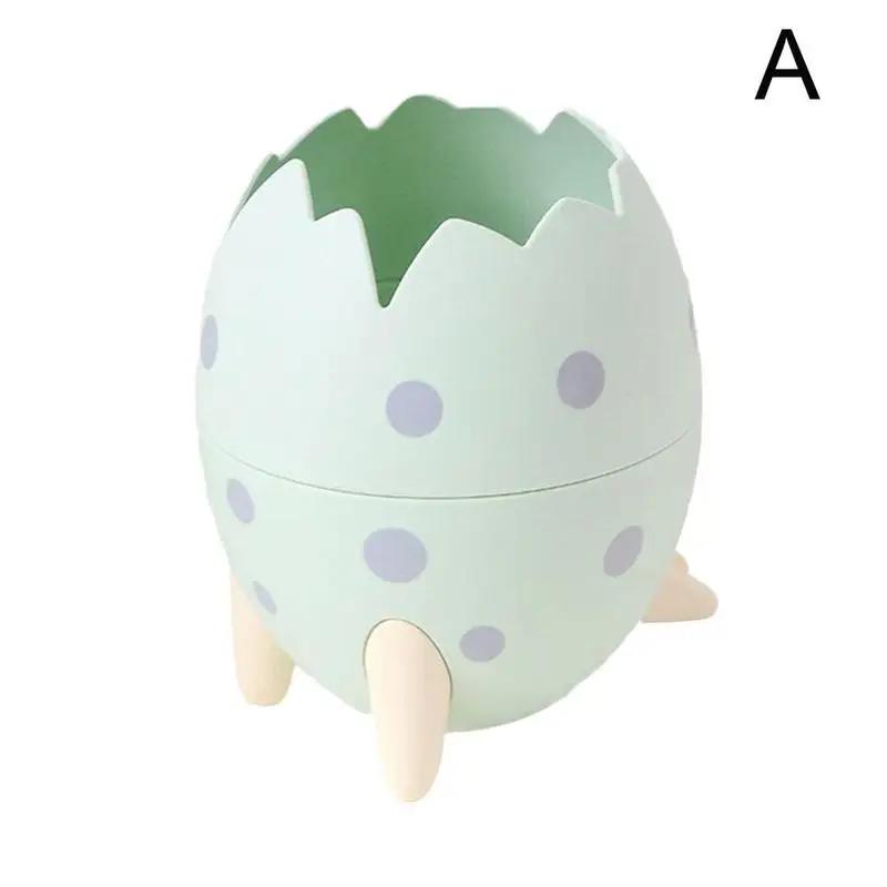 Novelty Cute Dinosaur Egg Plastic Pen Holder Stand Office Desk Organizer Pencil Pot Container Stationery Storage Box Kids Gift