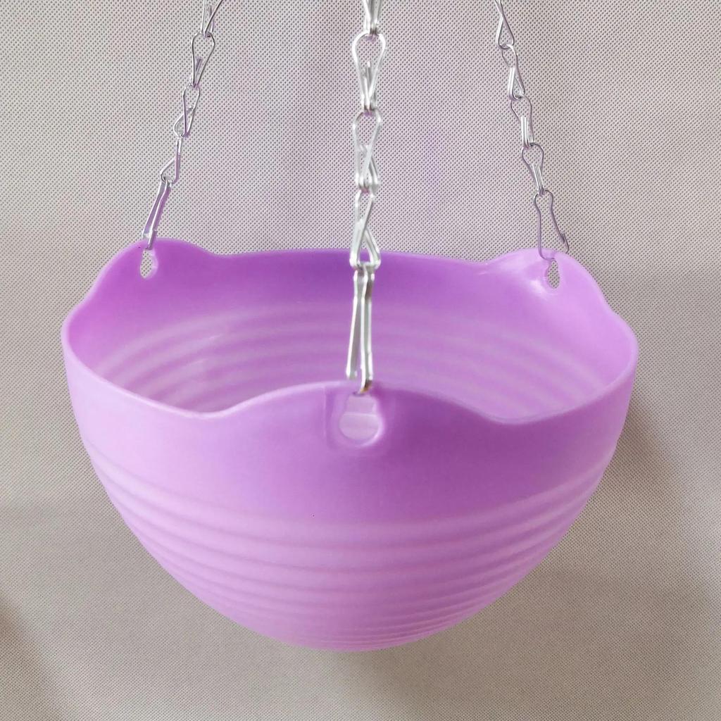 1 Stück Hängender Blumenpflanztopf Kettenkorb Pflanzgefäßhalter Heim Gartengeräte