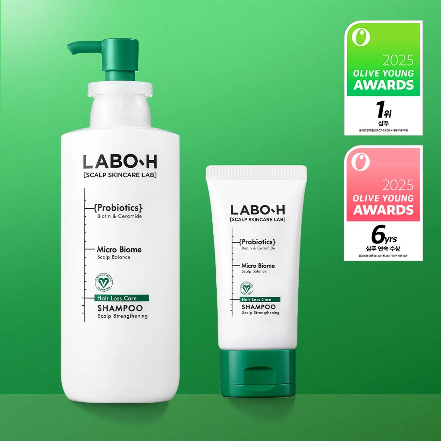 LABO- H Scalp Strengthening Shampoo 333ml (+50ml) 333ml