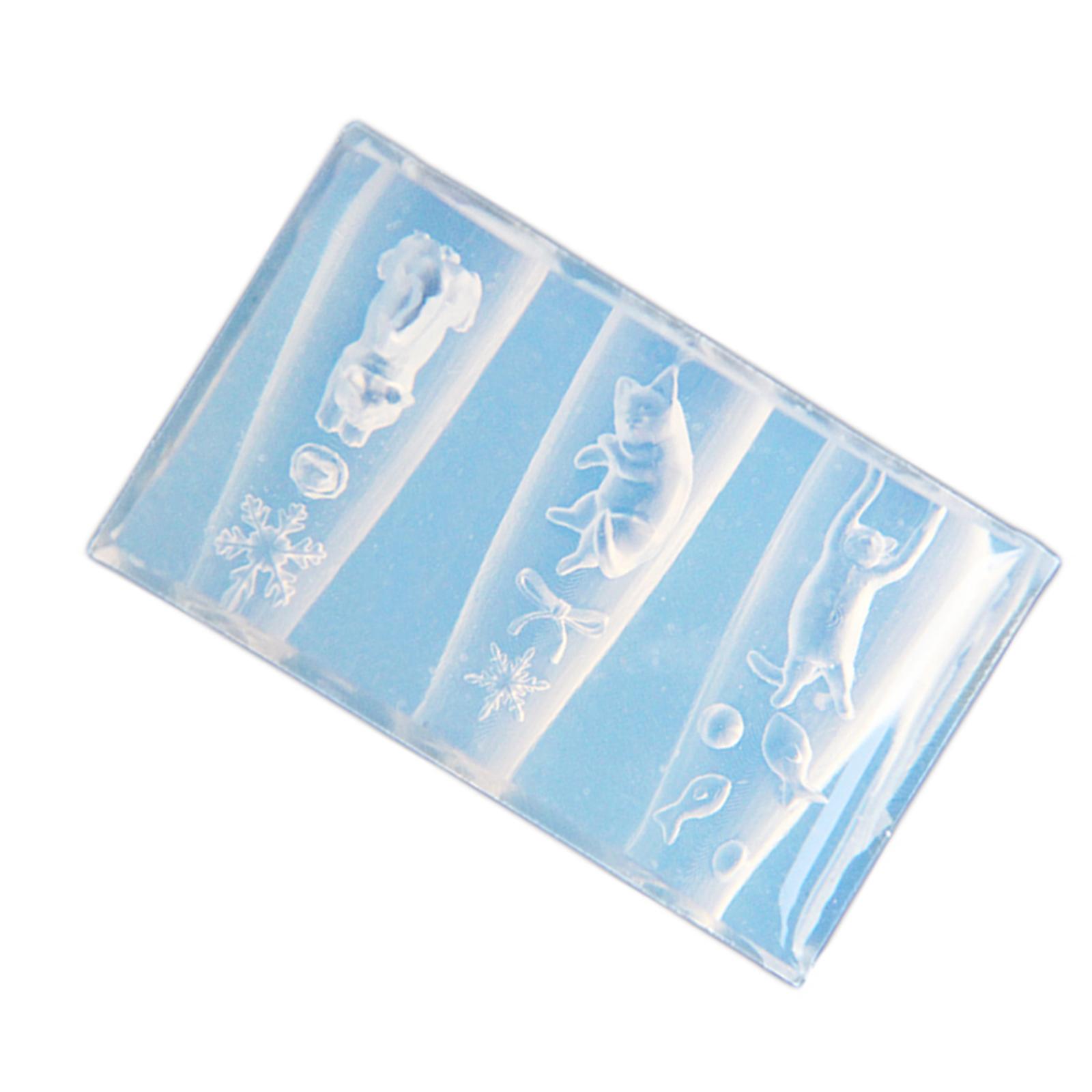 

Креативная силиконовая форма для нейл-арта для легкого создания узоров и дизайнов. Мягкие материалы подходят для ногтей разной формы и длины.