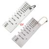 For Metal Sheet Thickness Gauge Welding Gage Soldering Inspection Tools Stainless Steel Portable Welder Ruler Wire Gauge