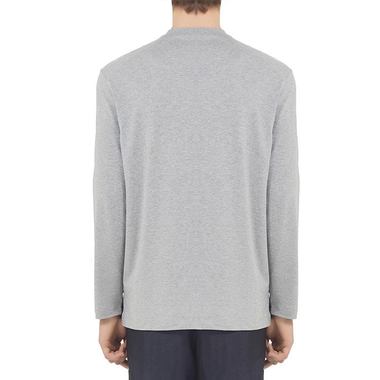 Y-3 Classic Logo Long-Sleeve Tee Heather Grey Men Tops GK4516