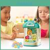 Colorful Mini Coin Operated Claw Machine Toy For Kids With Adorable Plush Toys And Capsules