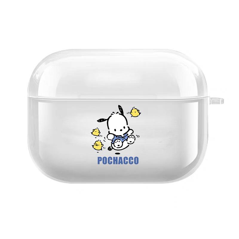 Transparent Anti-drop Protective Case for Apple AirPods Pro 2, 1st/2nd Gen: New Pattern