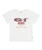 ESCAPEFROM Pink Leopard Escf Logo Collage Print Slim Fit Short Sleeve T-Shirt Ivory