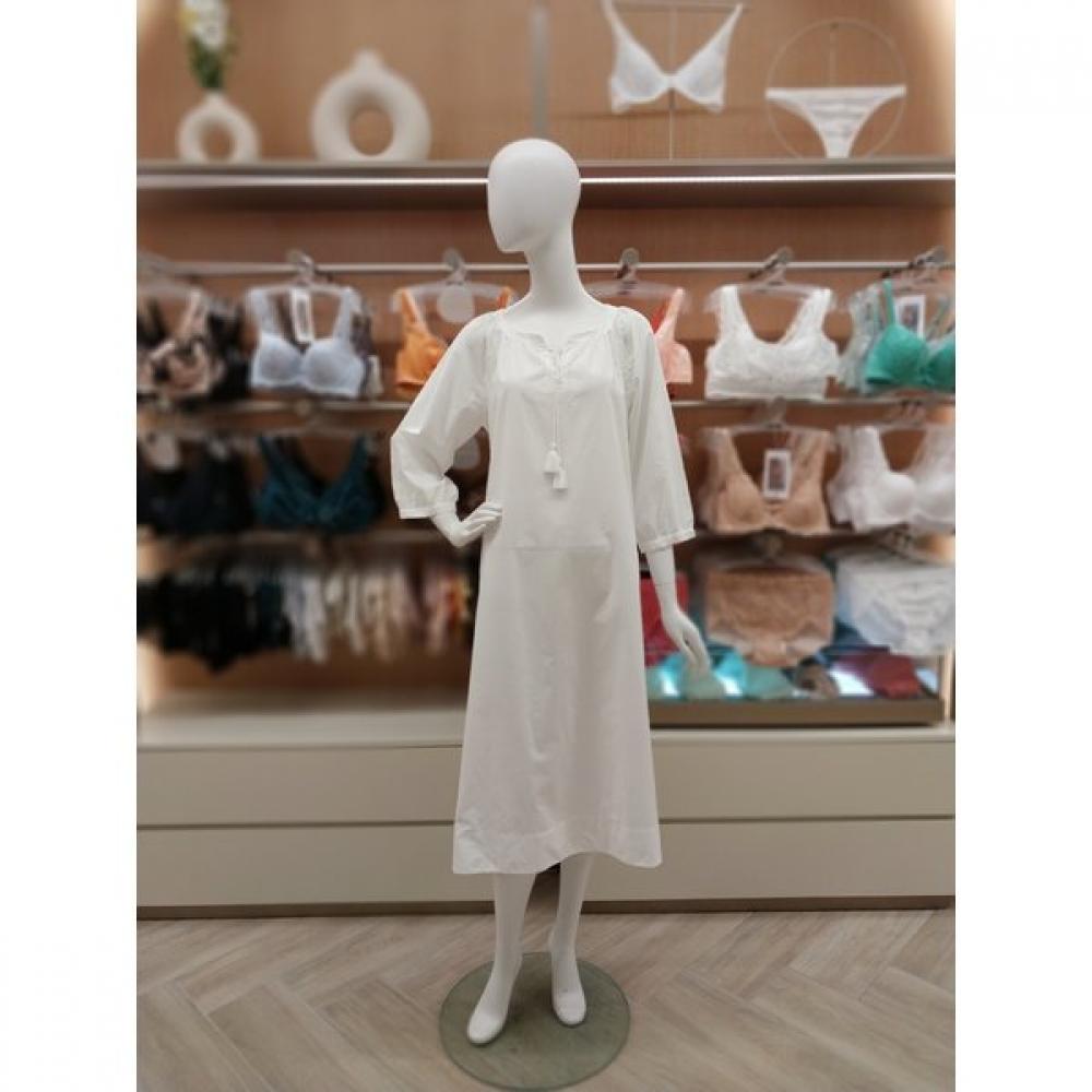 Ivory Organic Cotton Dress Agw4581l Iv 95