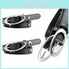 Punk Style Silver Metal Buckle Leather Belt For Women And Men