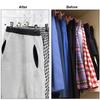 5~20pcs Metal Pants Racks Wind Proof Multi-purpose Skirt Racks for Clothes Drying Trousers Wardrobe Clip Anti-slip Black TMZ