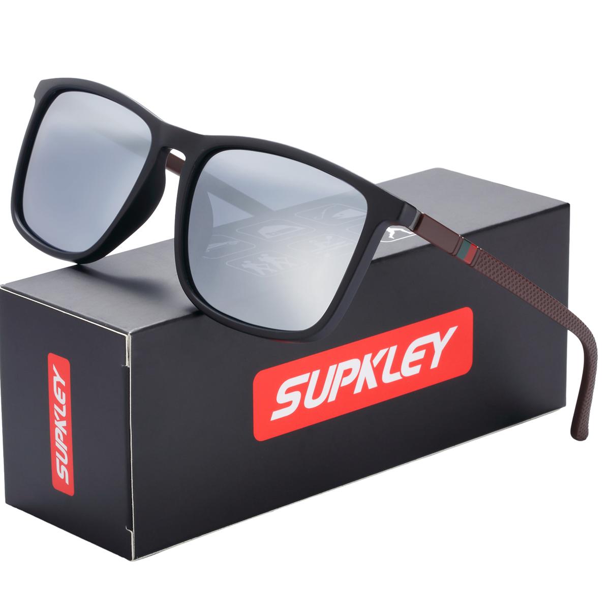 SUPKLEY Men s Polarized Sunglasses Driver Driving Fishing Sunglasses Outdoor Cycling Sports Glasses UV400 Eyewear Accessory