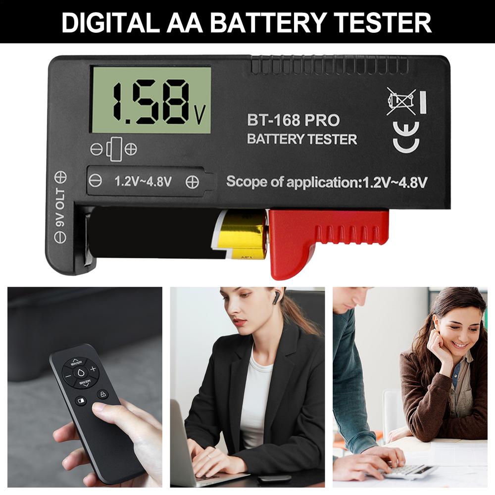Digital Battery Analyzer 1.2V Automotive Load Tester Digital Battery Tester Capacity Battery Checker Voltage Alternator Battery