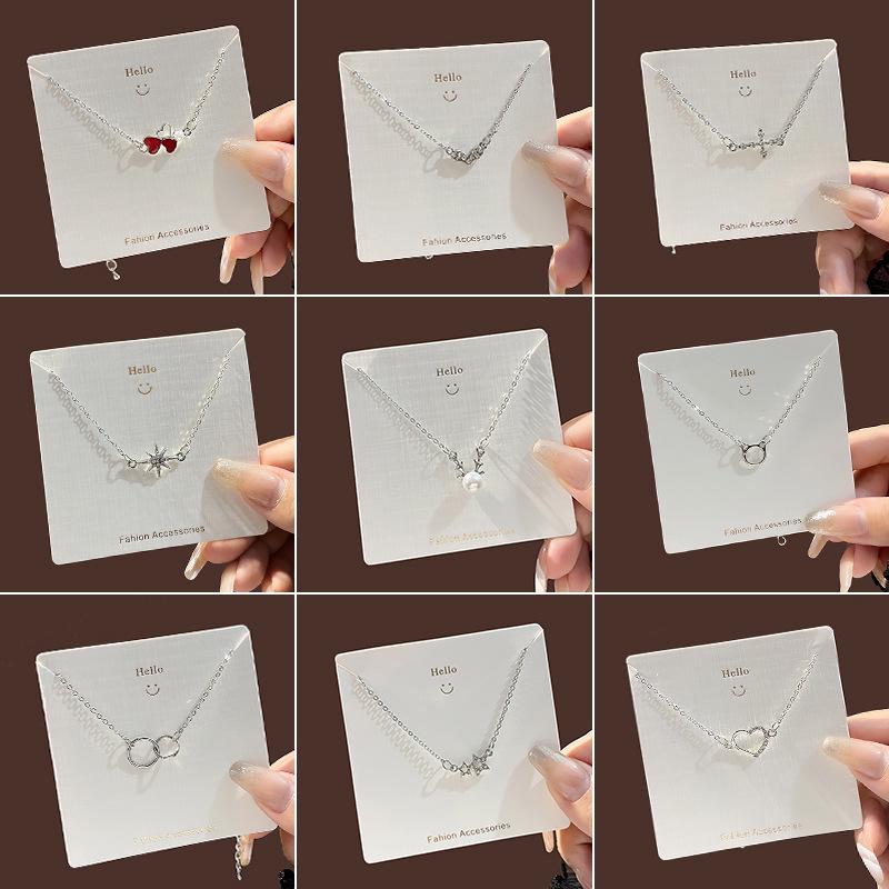

Korean Minimalist Charm Bracelet: Heart, Star, Moon, Pearl & Cat Ear Design