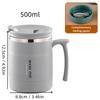 Thermal Cup 304 Stainless Steel Double-layer Insulated Coffee Mug With Spoon Portable Leak Proof Wter Cup For Student Adult