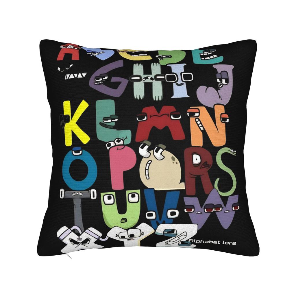 Alphabets English Cartoon Lores Pillowcase Polyester Cushion Cover Decor Villain Letters Pillow Case Cover Home Dropshipping