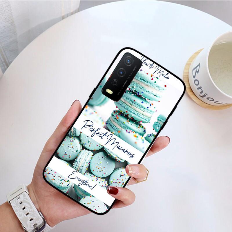 Macaron Handyhülle für VIVO Y31 Y21S Y21 Y15S Y53S Y11S Y12 V21 V21E Y20 Y70 1907 V17Neo Y21S Y33S Y72