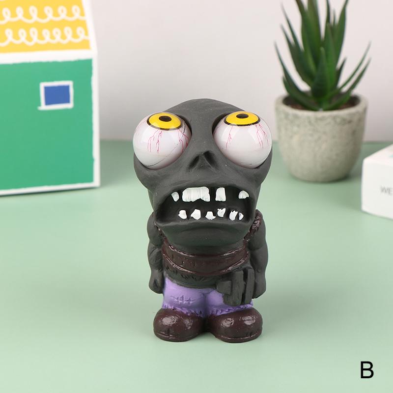 Car Turbo Explosive Eye Doll Car Boost Eye Zombie Toys To Decompress Ornaments Big Eye Dolls Auto Accessories Styling