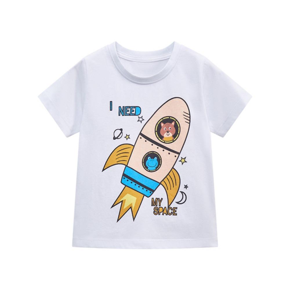 

Футболки для мальчиков Little Maven, летние детские футболки с принтом животных и машин, модная одежда для мальчиков 160CM