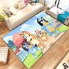 Cartoon B-Bluey Family Dog Living Room Non-Slip Area Rug Soft Carpet for Bedroom Playroom Sofa,Home Decor Doormat Gift