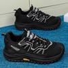 Men Lightweight Trail Running Shoes Autumn Non-Slip TPR Sole Breathable Hiking Sneakers Outdoor Trekking Walking Shoes 39-44