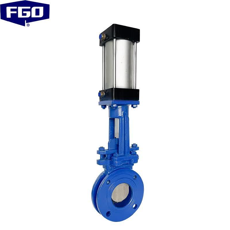 FGO Pneumatic Carbon Steel Knife Gate Valve