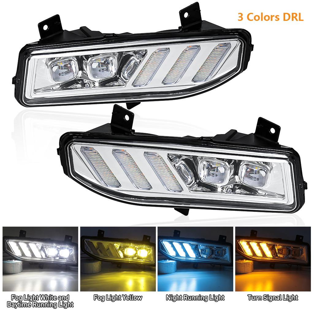 LED Fog lamp Daytime Running Light DRL For Nissan Sentra 2020 Xtrail Rogue Kicks 2017 2018 2019 2020 Qashqai 2019 2020 Headlight