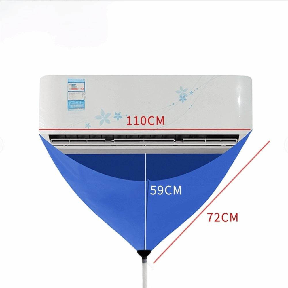 

Leak-proof Air Conditioner Clean Cover Waterproof Thickened PVC Air Conditioner Cleaning Kit Drain with Drain Pipe синій