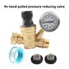 Wysoka Dokładność Precyzyjnie Regulowane Zawory Ciśnienia Wody Do Kamperów Wbudowane Silikonowe Wskaźniki Ciśnienia & Mosiężna Podwójna Konstrukcja Filtra