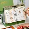 2025-2026 Morandi Color Desk Calendar: Creative Monthly Student Ornament & Memo Planner
