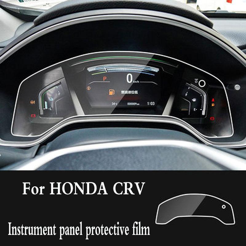 GPS Navigation Screen Steel Protective Film For Honda CR-V CRV 5th 2017 2020 Control of LCD Screen Sticker Car Styling