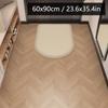 Solid Color Flannel Entrance Mat Large Size Shoe Bench Foot Pad Entry Foot Wipe Water Absorbent Cushion Study Carpet
