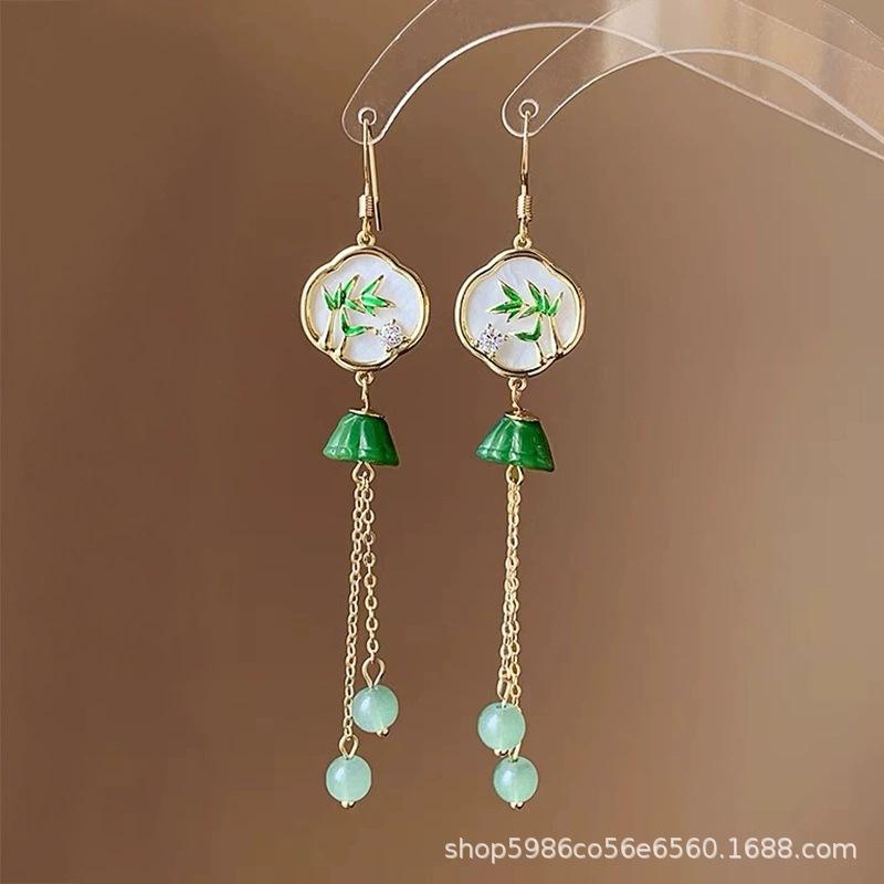 New trendy large round ring earrings earrings women s full diamond temperament circle earrings light luxury high sense