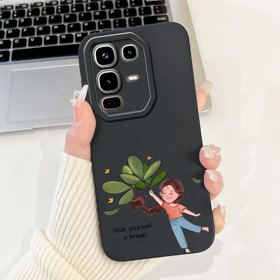 6.78" For Infinix Note 50s X6870 Back Cover For Infinix Note 50s Case Luxury Fashion Lover Cartoon Cool Painted Silicone Bumper