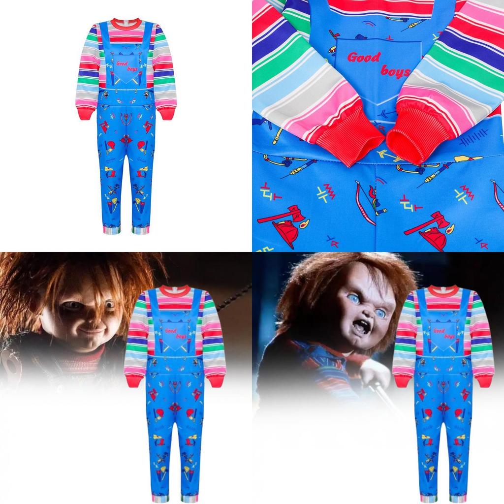 Childs Play Halloween Costume With Soft Milk Silk Fabric For Toddlers And Kids