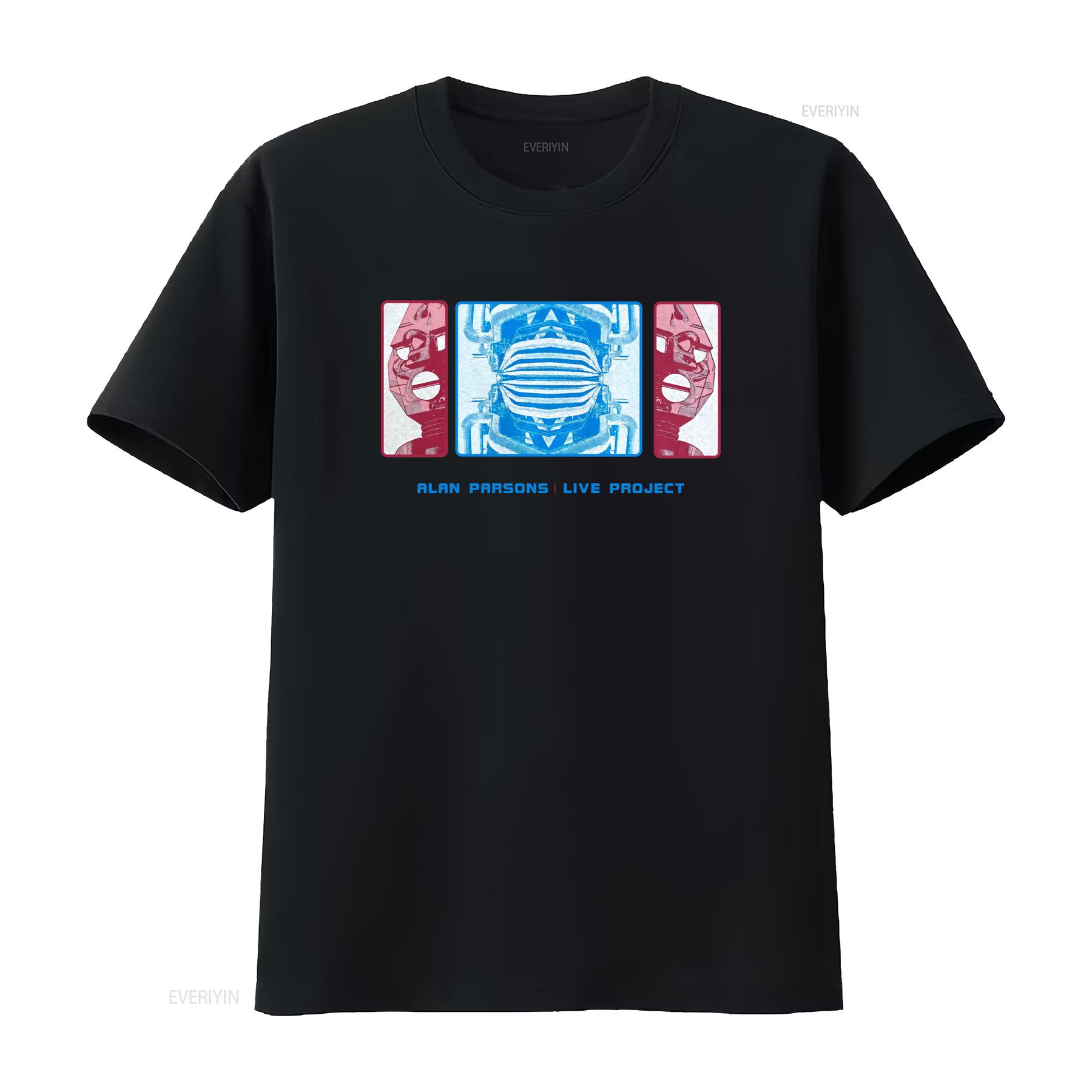 

Vintage 90s Alan Parsons Live Project Concert Tour T Shirt Available in S 5XL vintage Washed Versatile homme Stylish Stretched 4XL