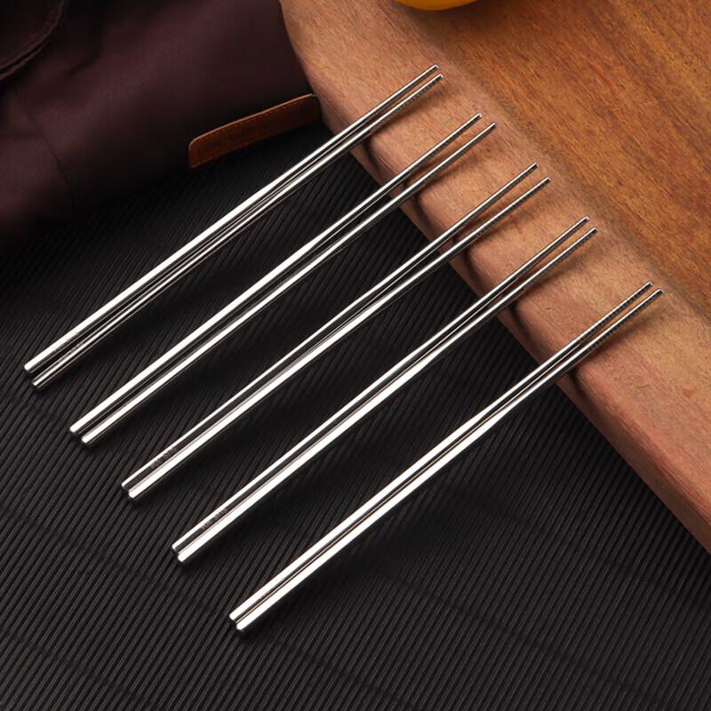 Four Seasons Fireworks 304 Stainless Steel Chopsticks (5-Pair Set)