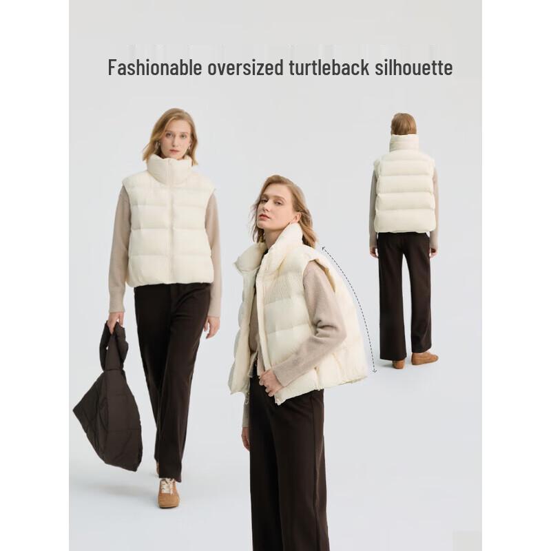 Bingjie Damen Stehkragen Daunenweste J5300EB34