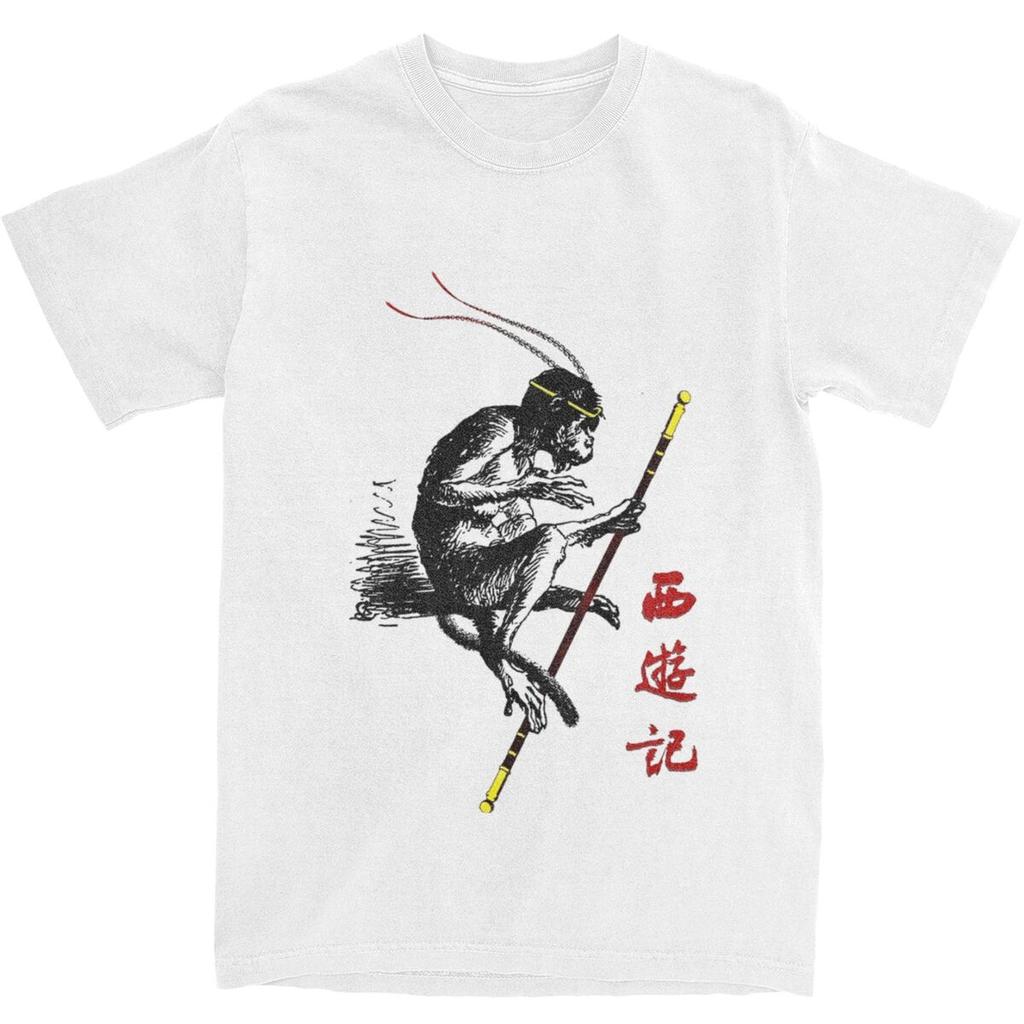 Men T Shirt Black Myth Game T Shirts Hip Hop Journey to the West Summer Tees Y2K Fun Casual Cotton Clothing Birthday Present