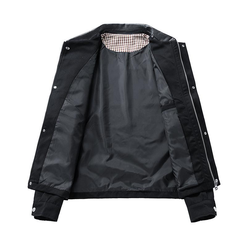 Men's Jacket, Lapel Jacket, Casual Jacket, Loose Retro Plus Size Workwear Jacket