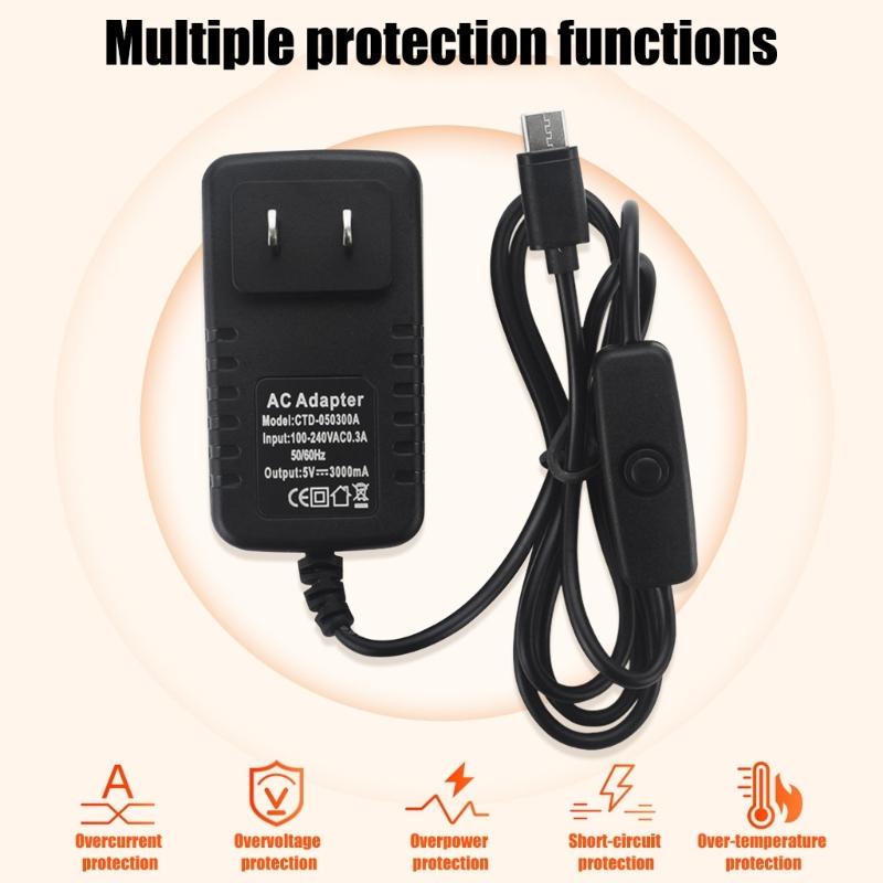 Type-C Charging 5V3A 15W Fast Charging Double Safety Protections For Smartphones Tablets