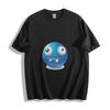 Goofy Blue Emoji Grin T-Shirt - Silly and Fun Design Unisex Tee