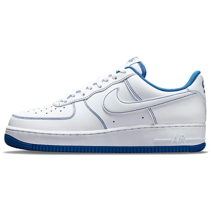 Nike Air Force 1 '07 'Contrast Stitch White Game Royal' Sneakers CV1724-101