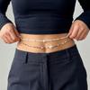 2 ks/Sada Šperky na tělo Korálkový řetízek na pas Bohemský styl Řetízek na tělo Šperky Bikini Řetízek na břicho Pláž
