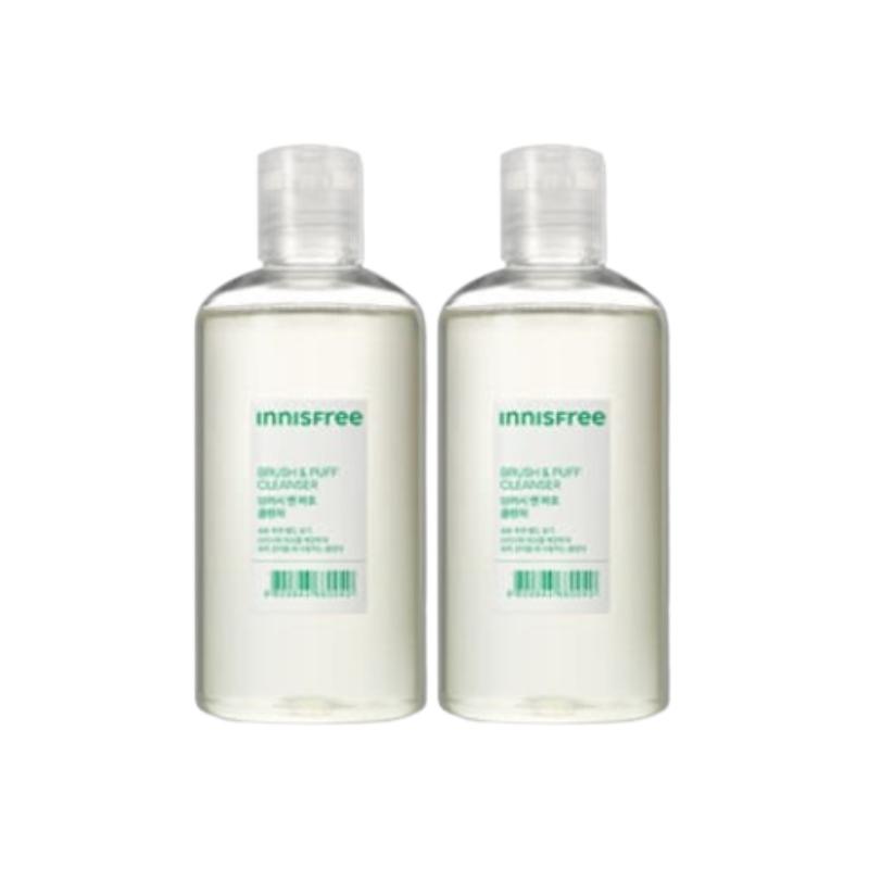 Innisfree Brush & Puff Cleanser 250ml | Gentle Liquid Cleaner for Makeup Brushes & Sponges