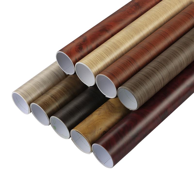 50*200/600cm Premium Wood Grain Vinyl Wrap Film Car Stickers and Decals Auto Interior PVC Film with Air Bubble Free Accessories