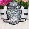 1 x Embroidery Night Owl Patch Badge Sewing on Appliques Clothes DIY Suppliy Repair
