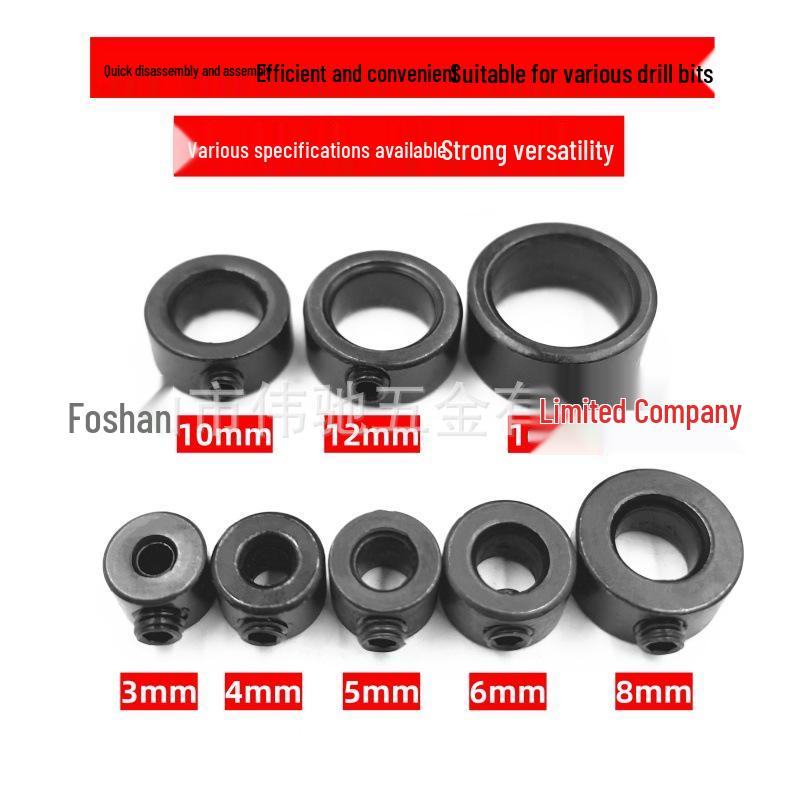 Twist Drill Depth Control Stop Ring for Sheet Material