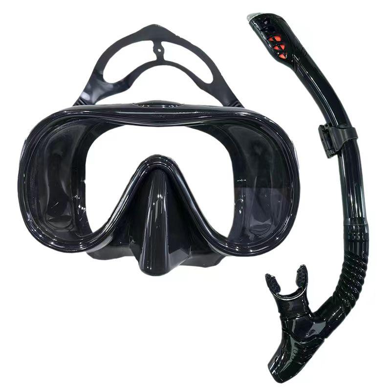 HB Diving Mask Snorkeling Kit Adult Silicone Skirt Anti-fog Goggles Swimming Gear
